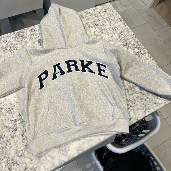 Parke Tops - Brand New Parke Sweatshirt - Grey/Navy size S/M